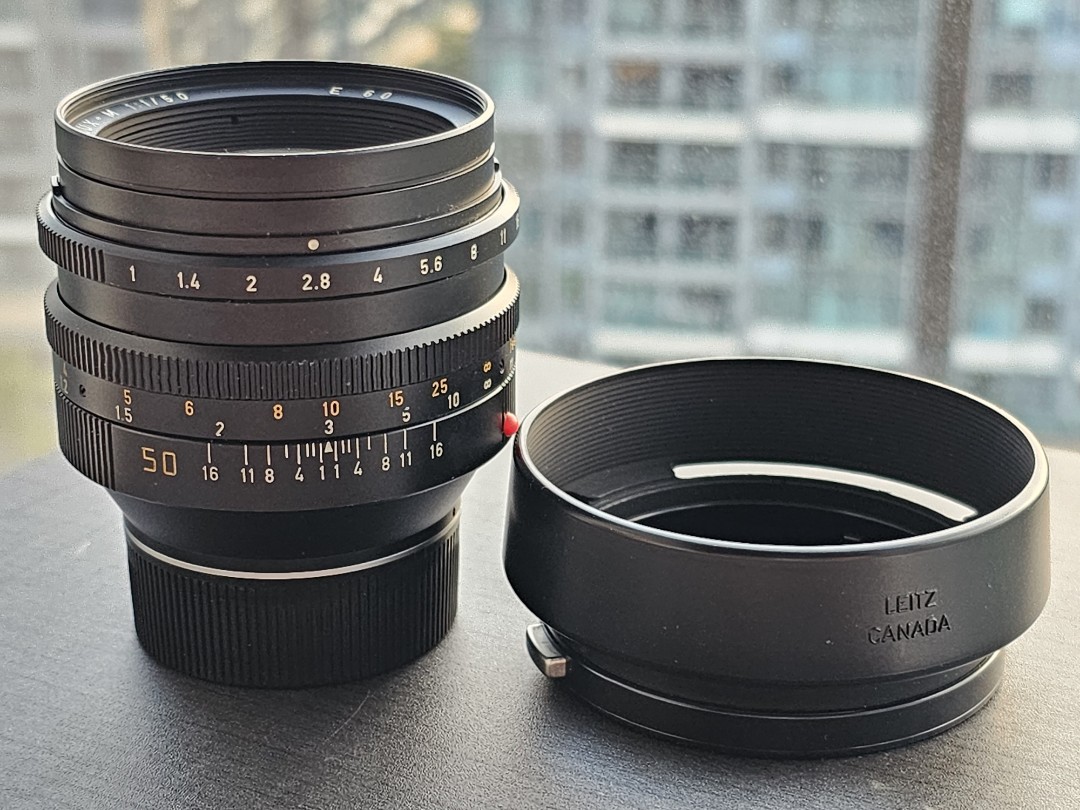 Leica Noctilux-M 50mm f/1 V3 夜神E60第三代, 攝影器材, 鏡頭及裝備