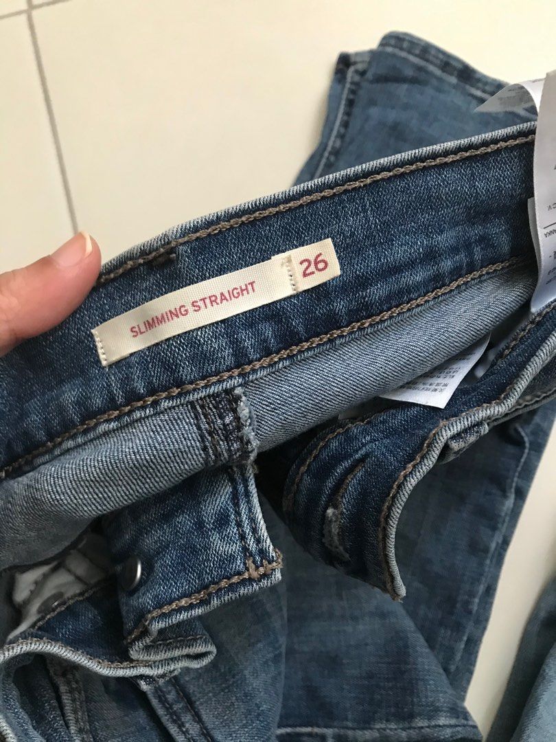 Levis original Slimming straight Women s Fashion Bottoms Jeans