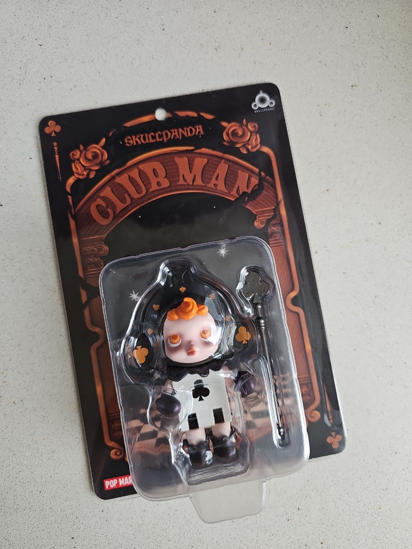 PWP Limited Edition Popmart Skull Panda Club Man, Hobbies & Toys