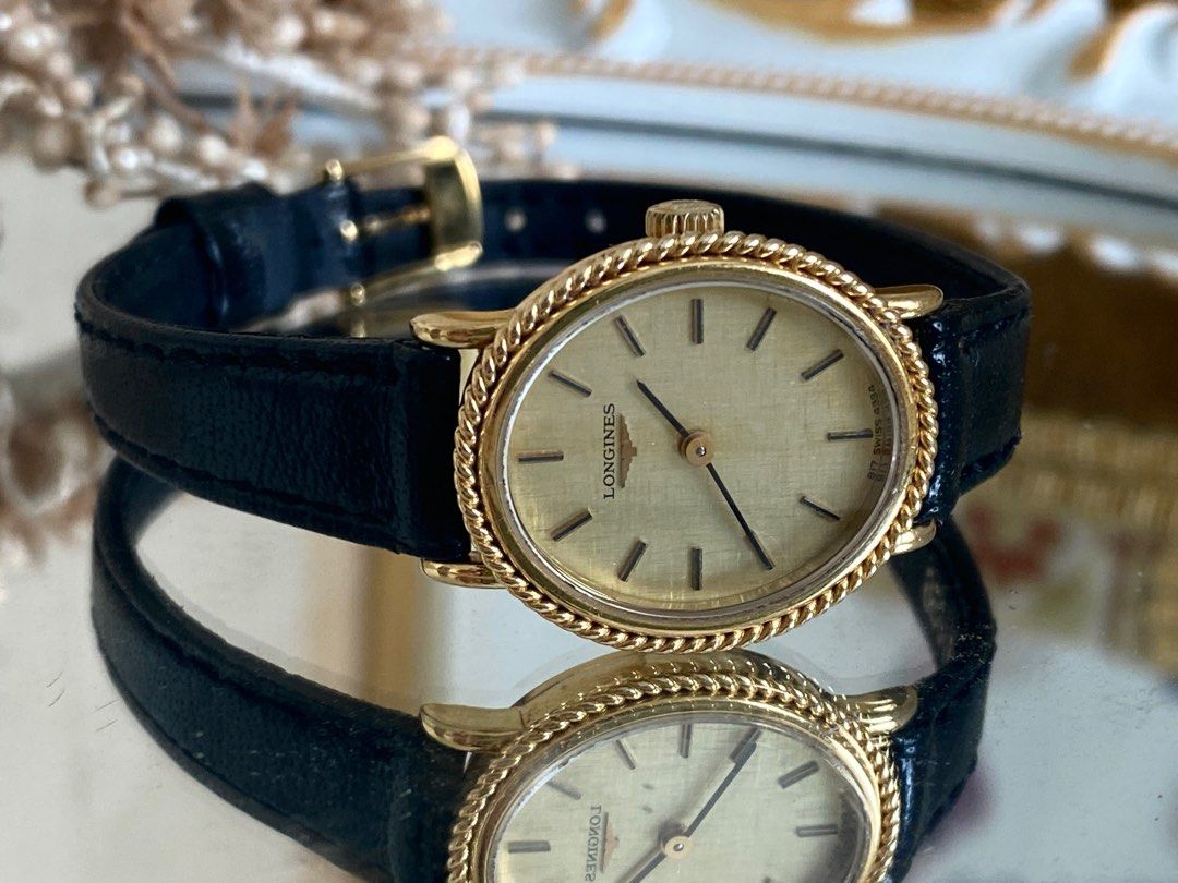 Longines discount oval watch