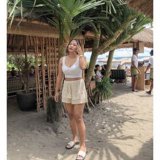 Loose canggu short crocher