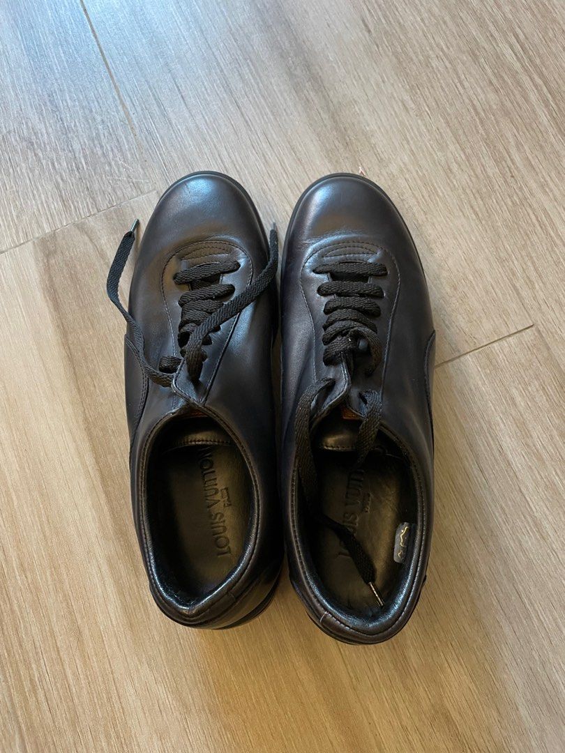 Louis Vuitton Brown Leather Shoes Unisex EUR Size 41