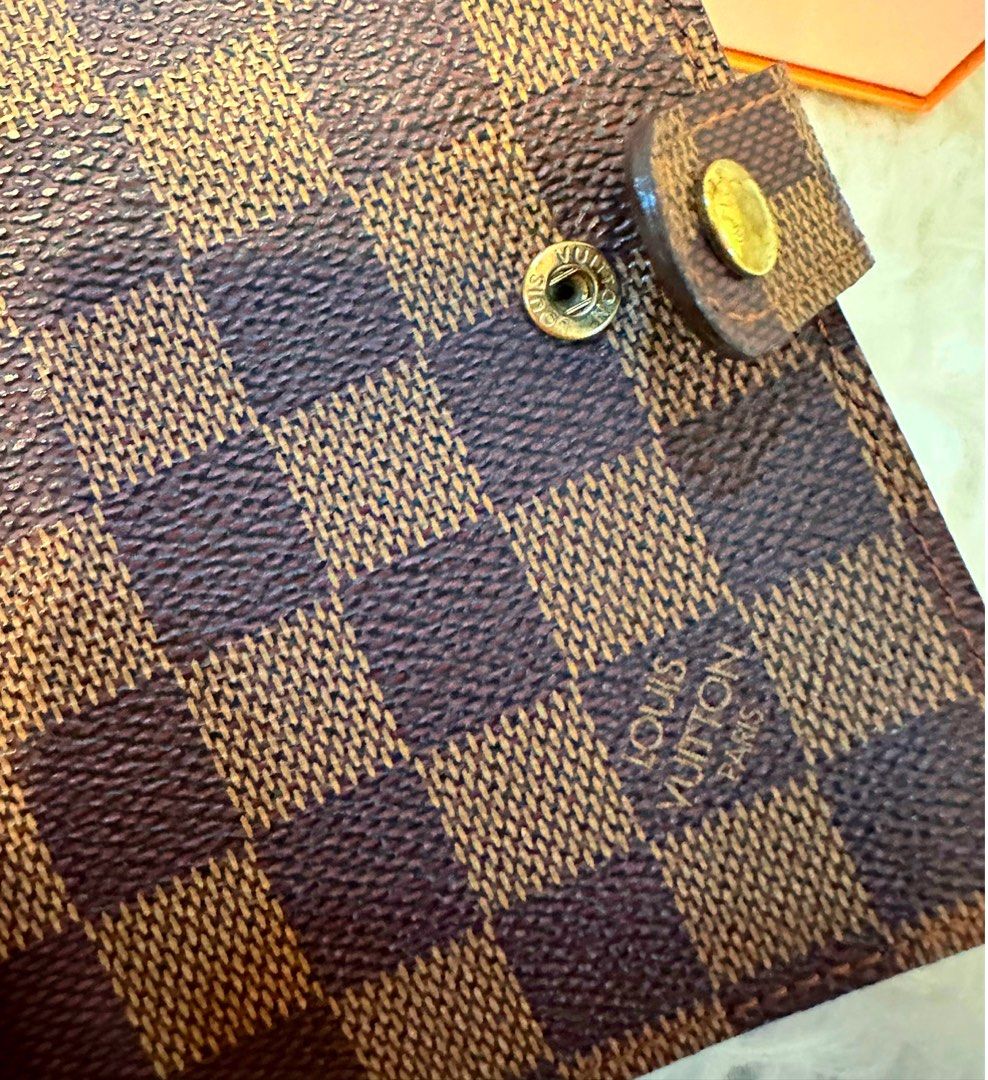 Louis Vuitton Damier Ebene Agenda PM. Made in Spain. Date code: CA1002