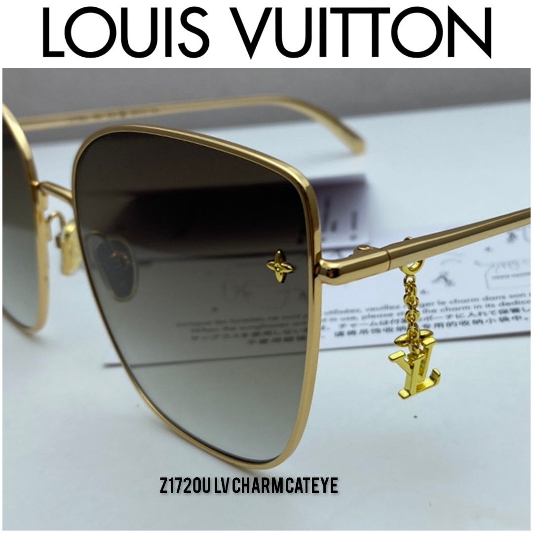 Louis Vuitton My LV Chain Round Sunglasses Gold Metal. Size W