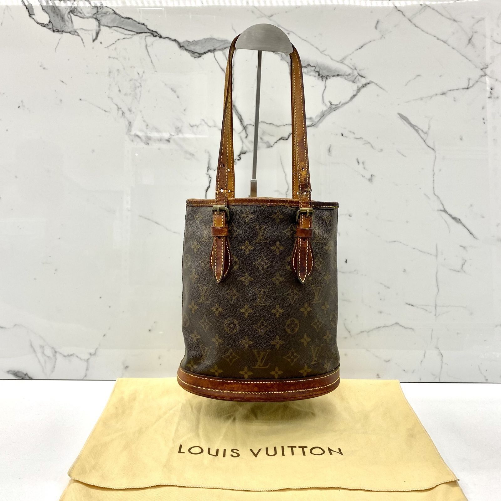 LOUIS VUITTON M42238 MONOGRAM BUCKET PM NO POUCH HANDBAG 237016034 WE Luxury Bags Wallets on Carousell
