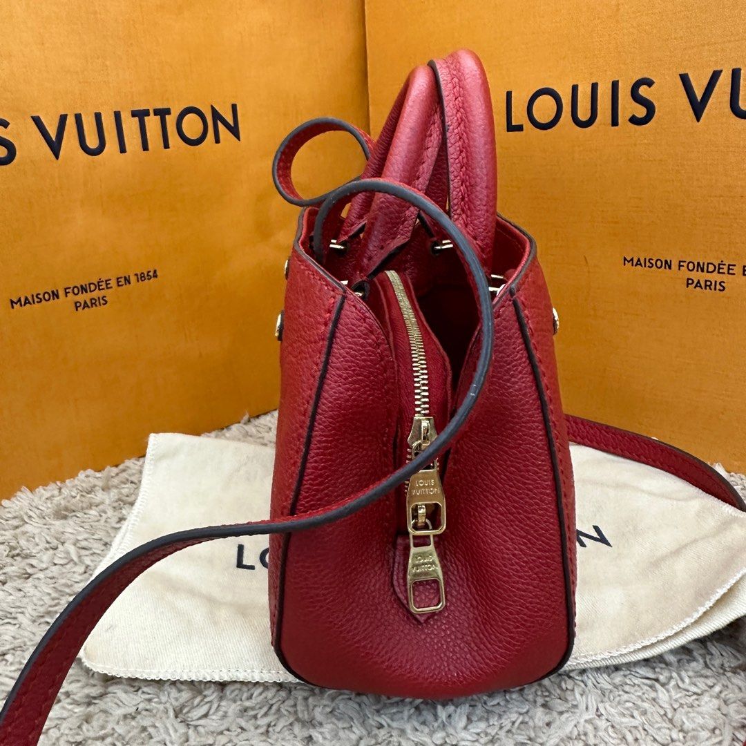 Louis Vuitton Empreinte Montaigne Nano Cerise – STYLISHTOP