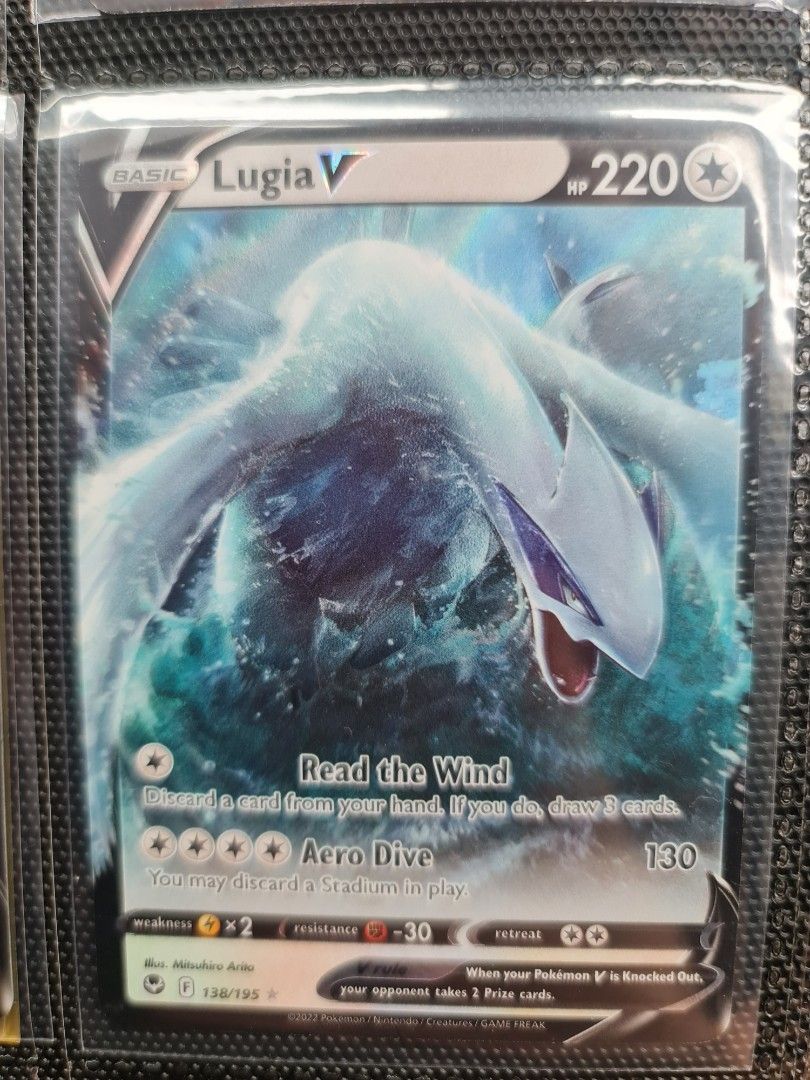 Lugia v, Hobbies & Toys, Toys & Games on Carousell