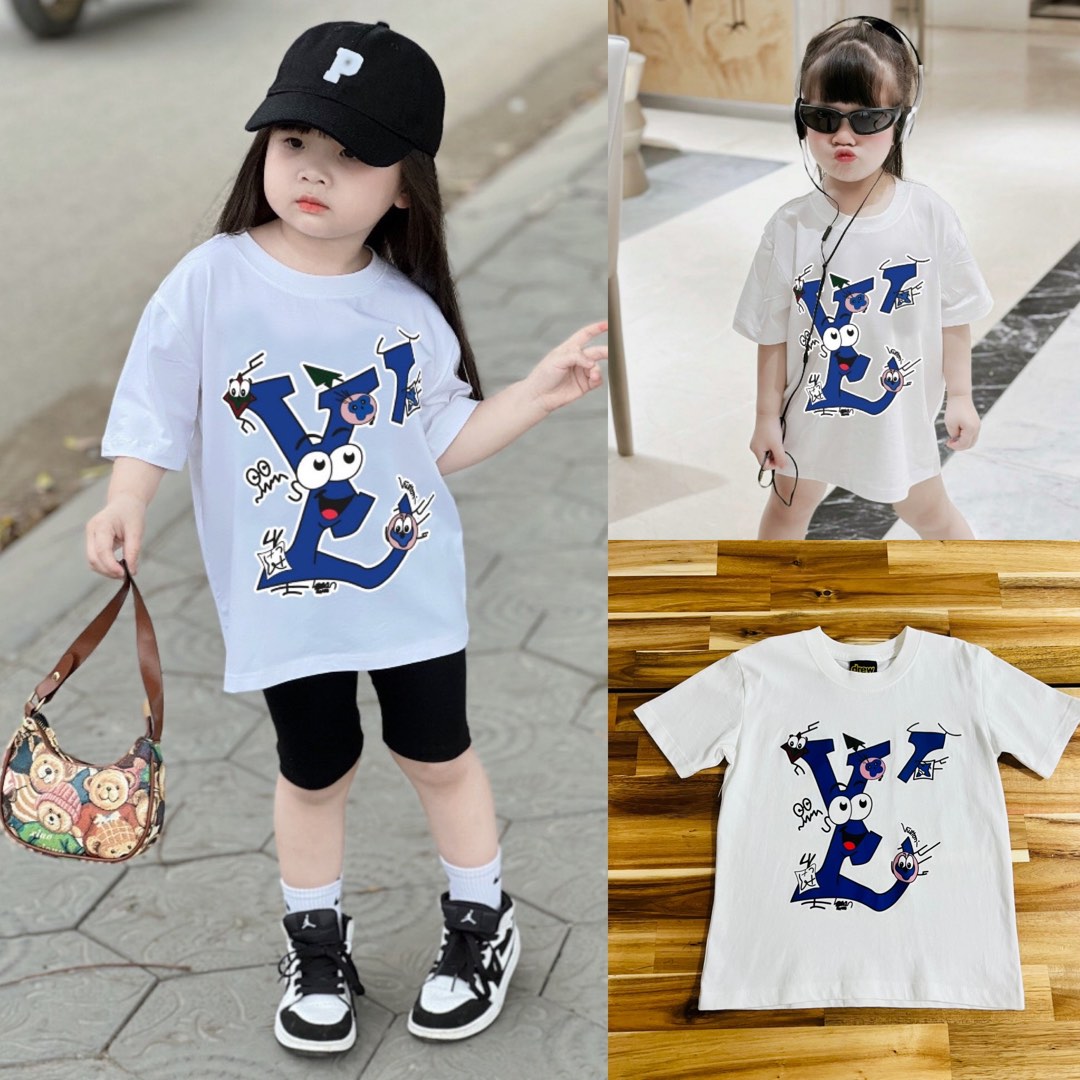 LOUIS VUITTON BEAR PRINT TEE, Babies & Kids, Babies & Kids Fashion on  Carousell