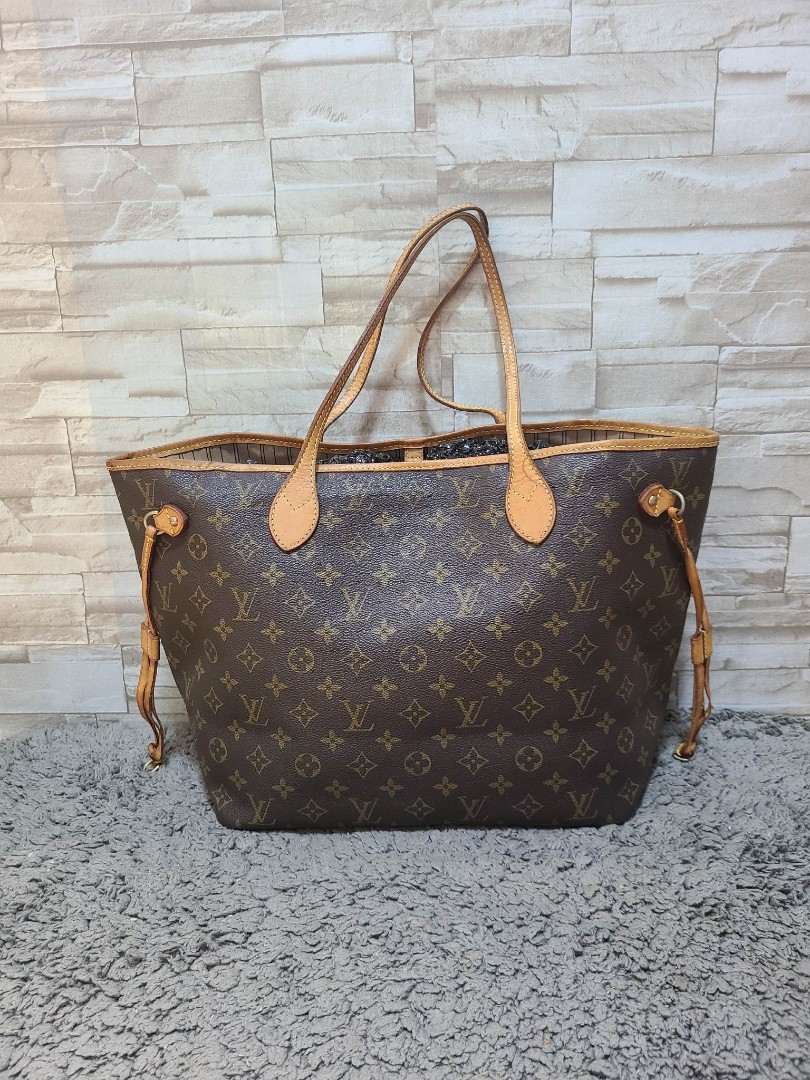 Lv neverfull, Luxury, Bags & Wallets Carousell