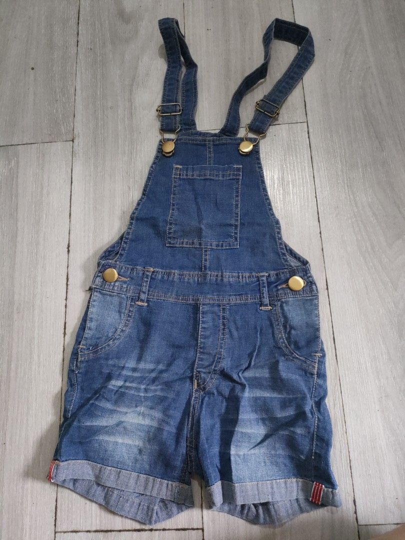 Maong Jumper Shorts Babies Kids Babies Kids Fashion on Carousell
