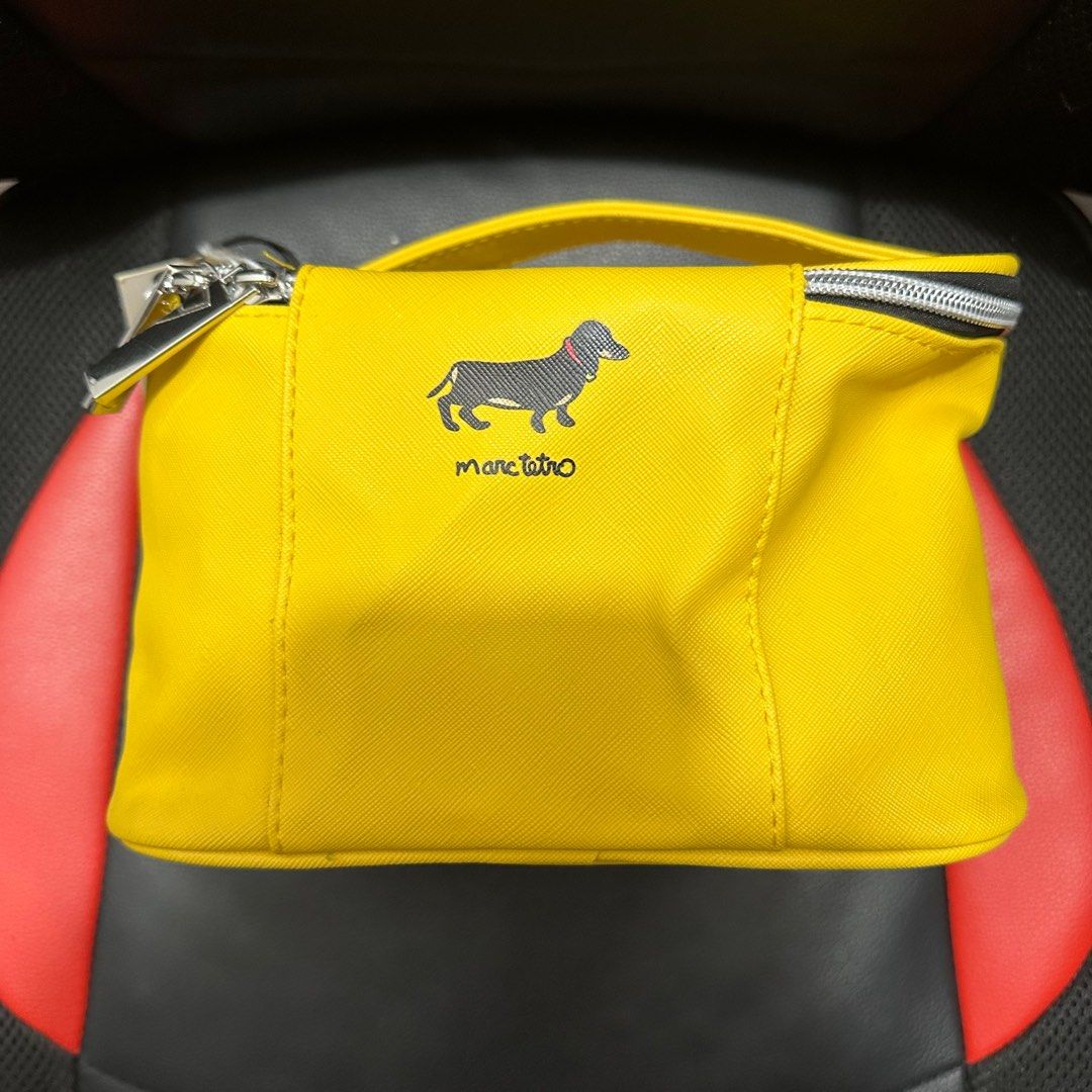 RUSH SALE marc tetro makeup kit DACHSHUND bag dog authentic brand