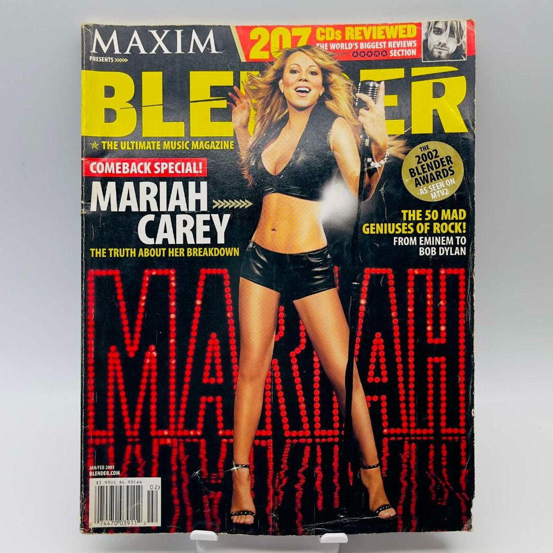 Mariah Carey Blender Magazine January 2003 Issue On Carousell 