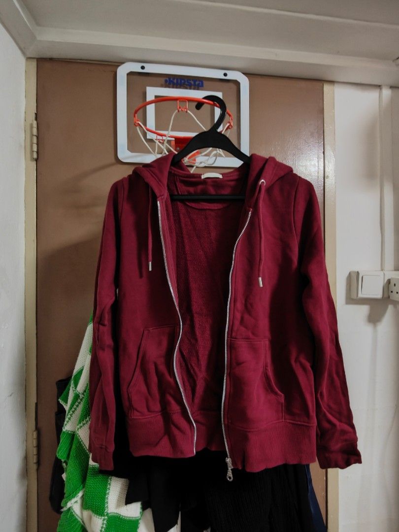Maroon red jacket online