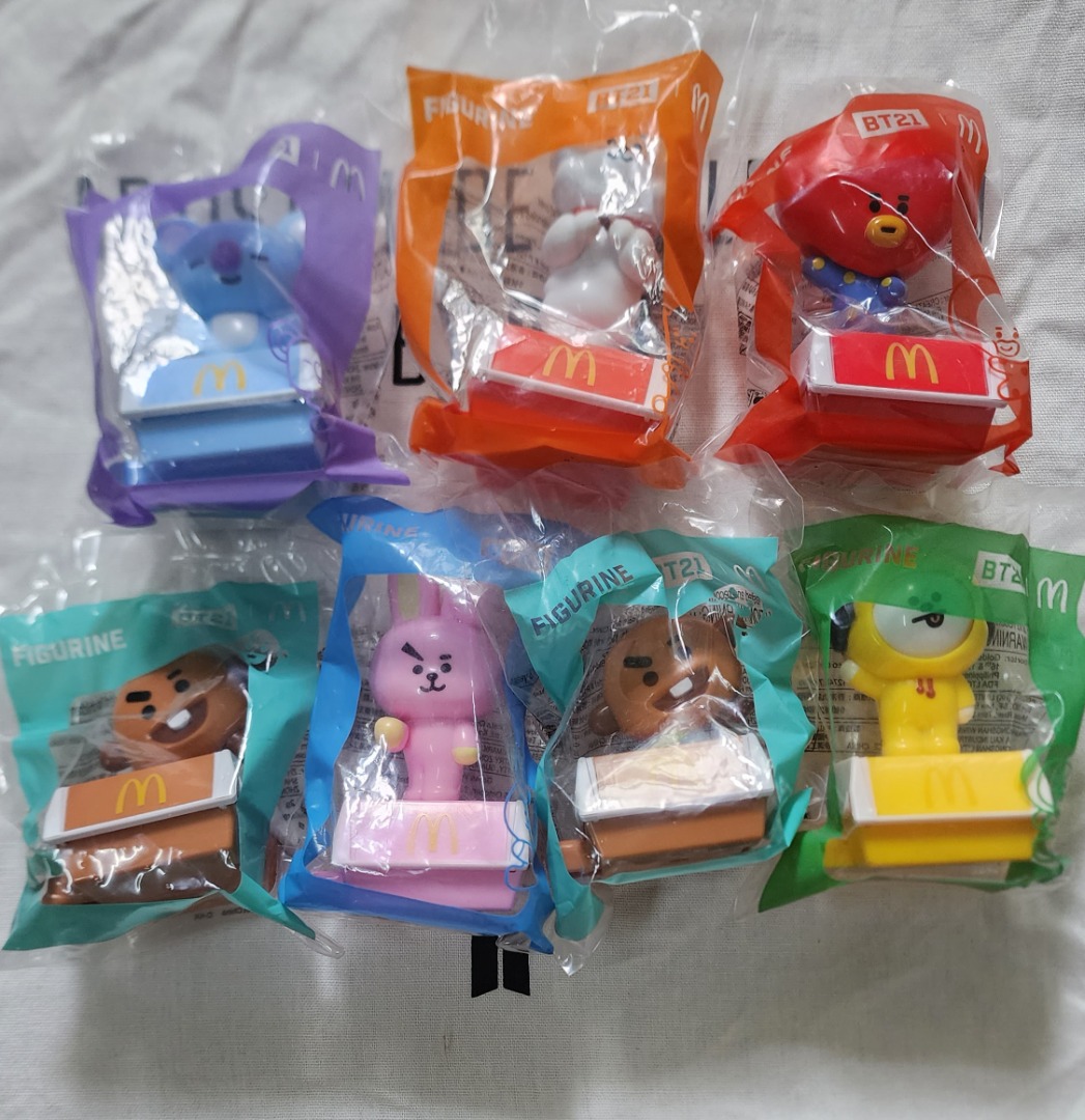 ON HAND - MCDO BT21 COMPLETE SET, Hobbies & Toys, Memorabilia ...