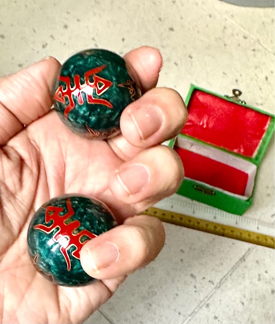 Metal Balls Hand exercise, Hobbies & Toys, Toys & Games on Carousell