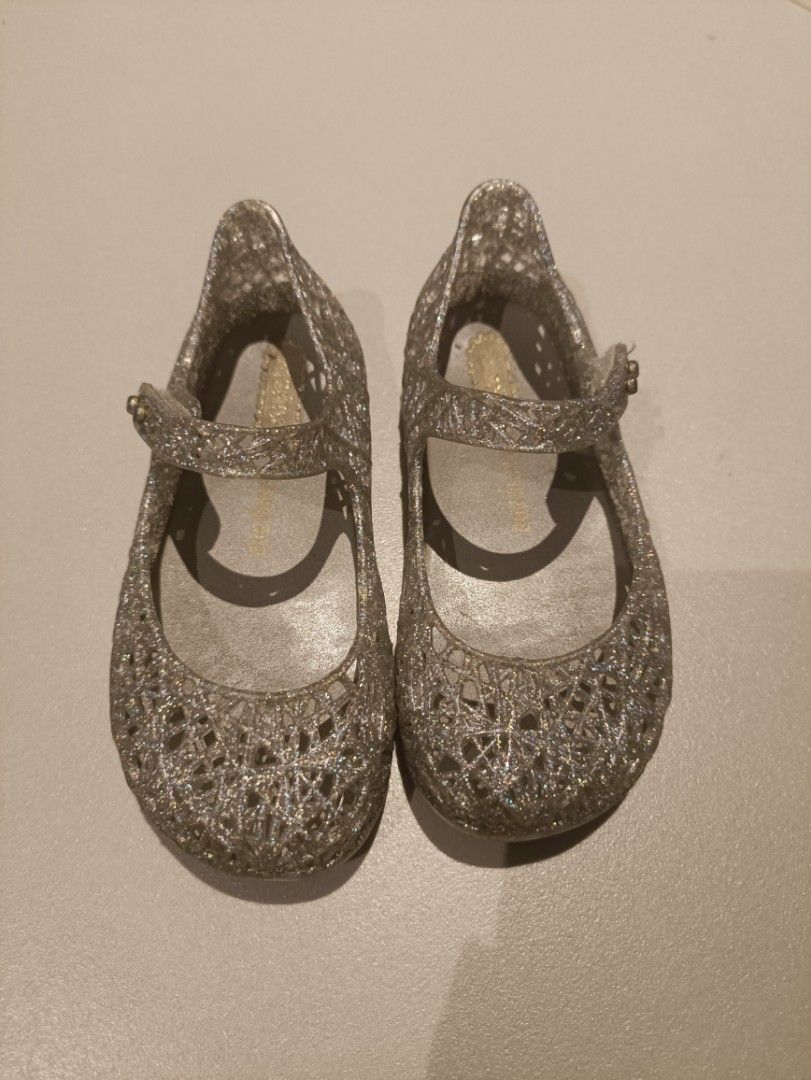 MINI MELISSA CAMPANA ZIG ZAG V MIXED SILVER GLITTER, Bayi Anak