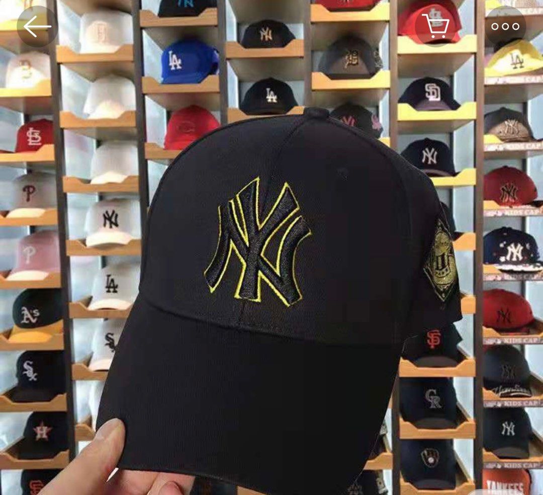 MLB Unisex Rookie Unstructured Ball Cap NY Yankees Beige  Hats for Women   KOODING