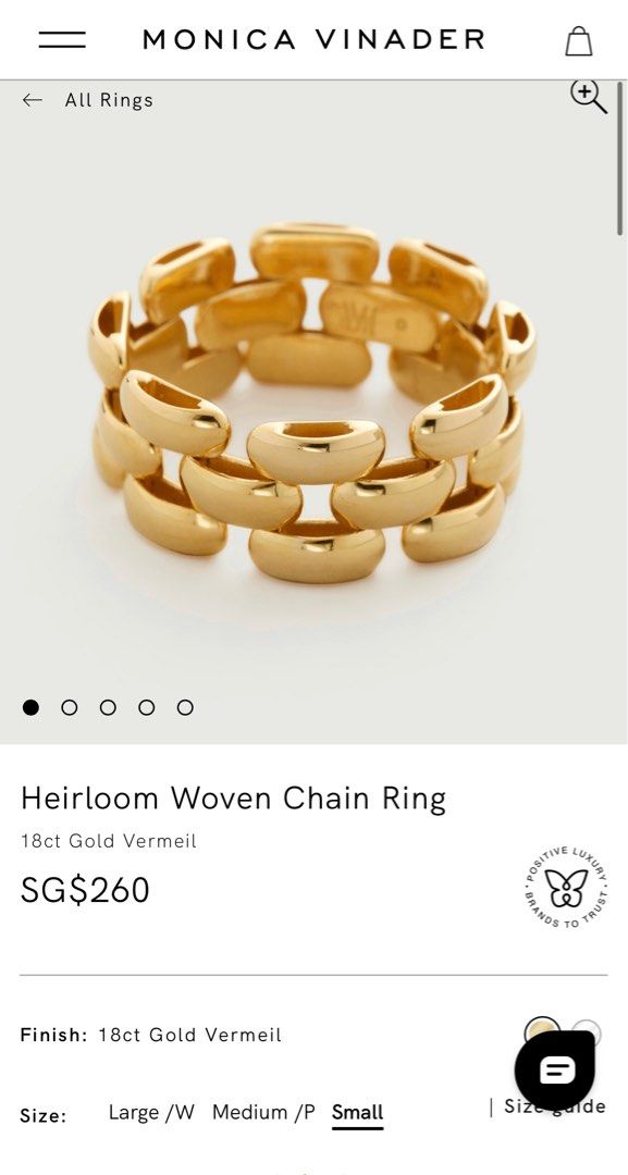 Monica vinader ring store sizer