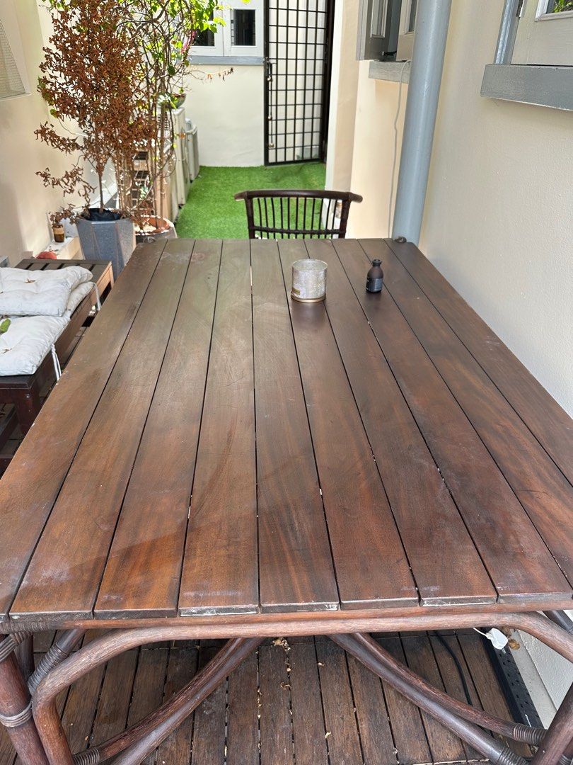 Used outdoor deals dining sets
