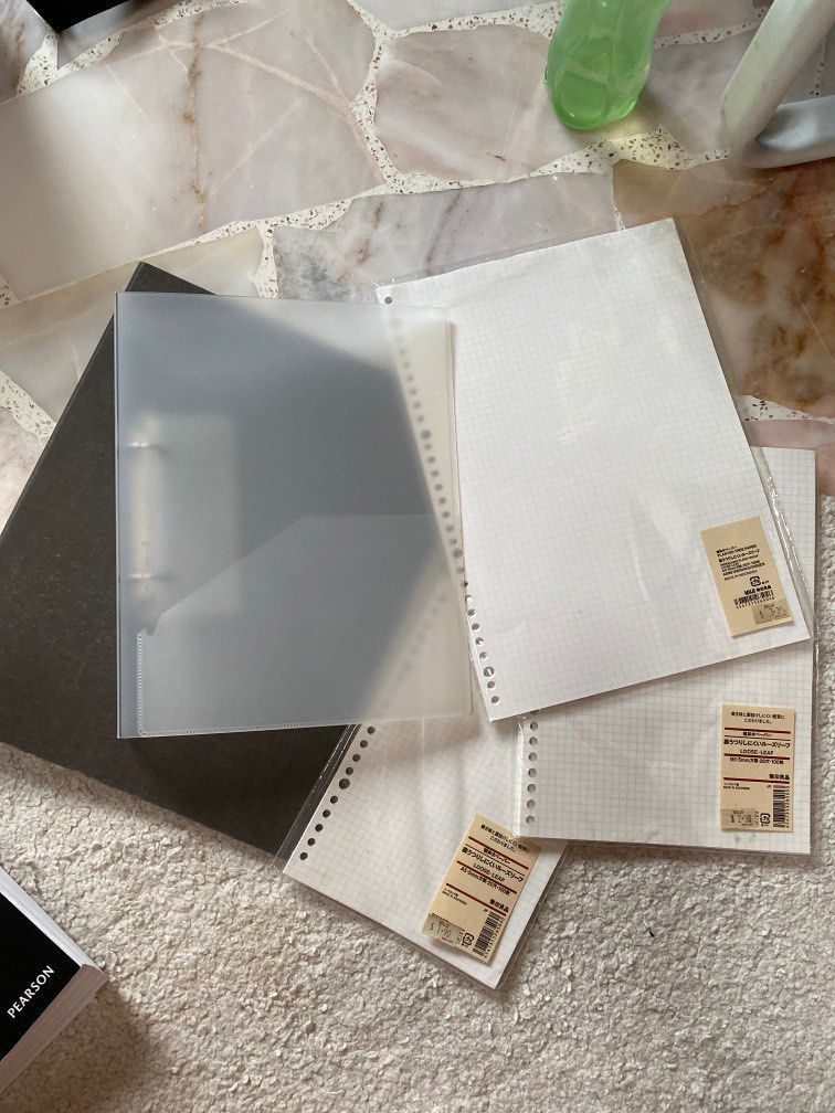 MUJI FILES AND GRID PAPER, Hobbies & Toys, Stationery & Craft ...