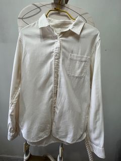 無印良品 長袖襯衫／棉質／L碼62974824091393115