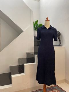 Navy stretch dress