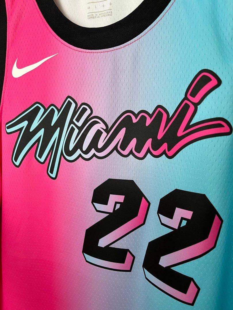 2021 Nike Heat Jimmy Butler Pink City Jersey NBA
