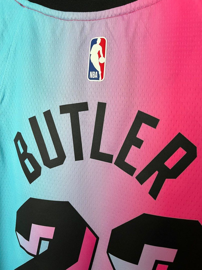 Nike Miami Heat Men's City Edition Swingman Jersey - Jimmy Butler - Pink