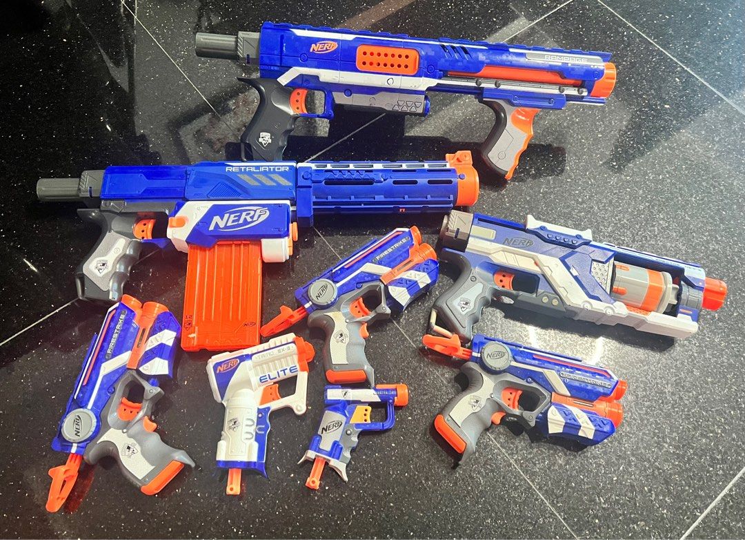 Nerf Guns Spectre Rampage Retaliator Firestrike Jolt Triaf