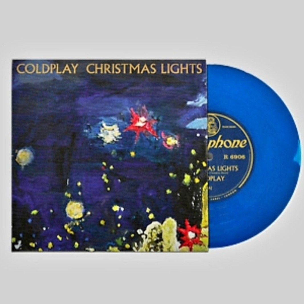 NEW 7" Coldplay Christmas Lights (Limited Edition Blue Translucent