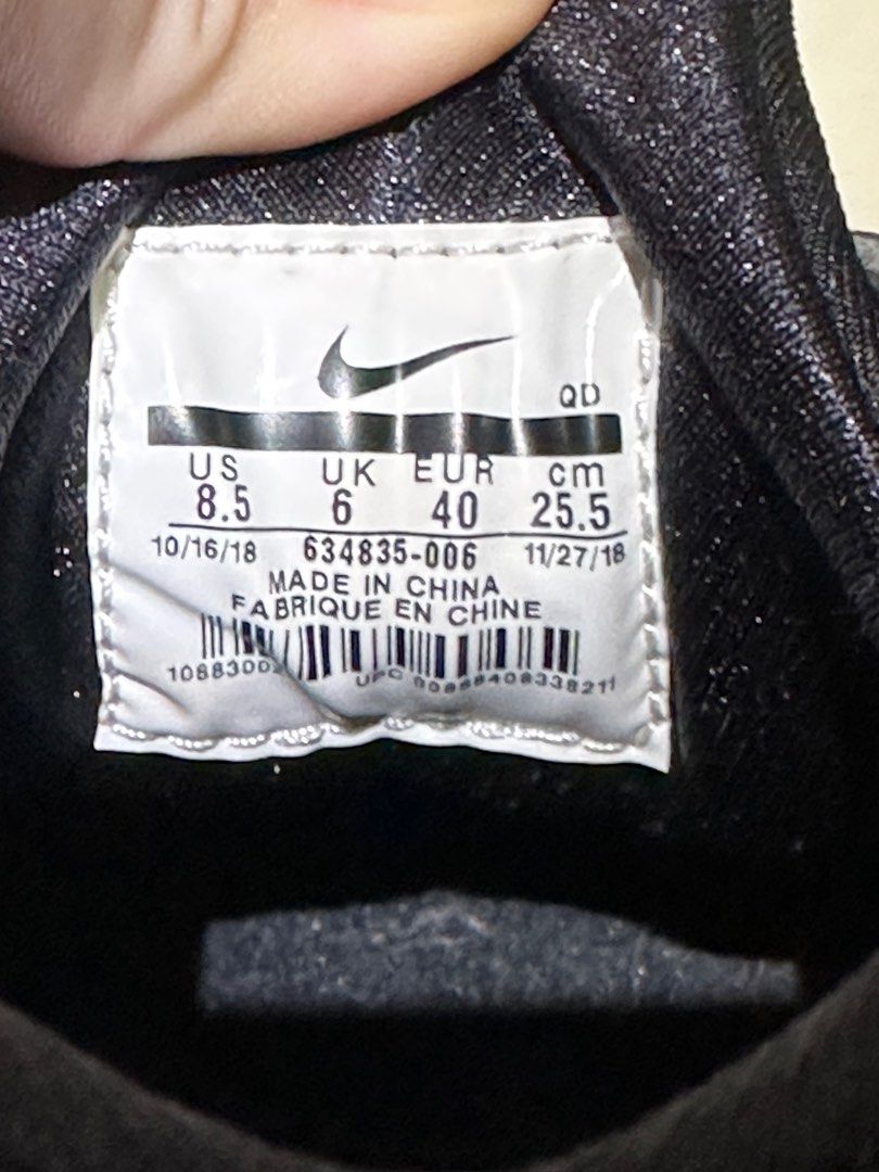 Nike Air Huarache Black UK 6 EUR 40 25.5cm Women s Fashion