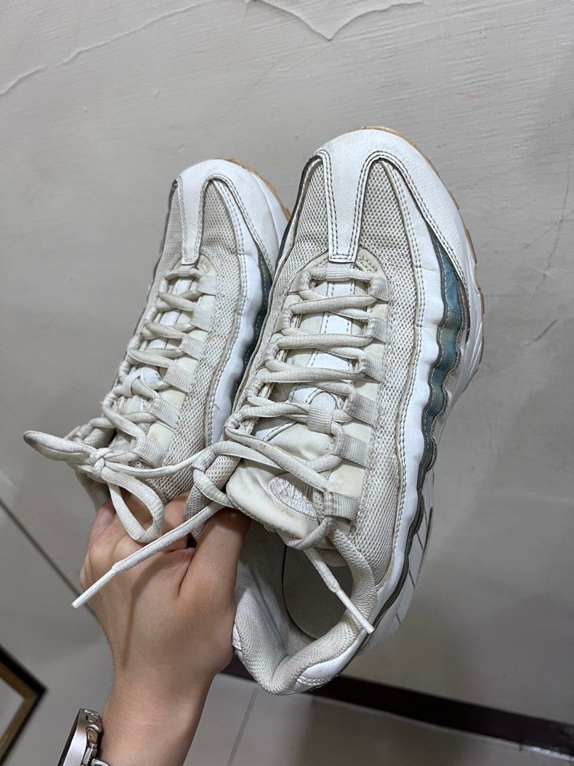 Nike air max 95白藍24.5cm, 她的時尚, 鞋, 運動鞋在旋轉拍賣