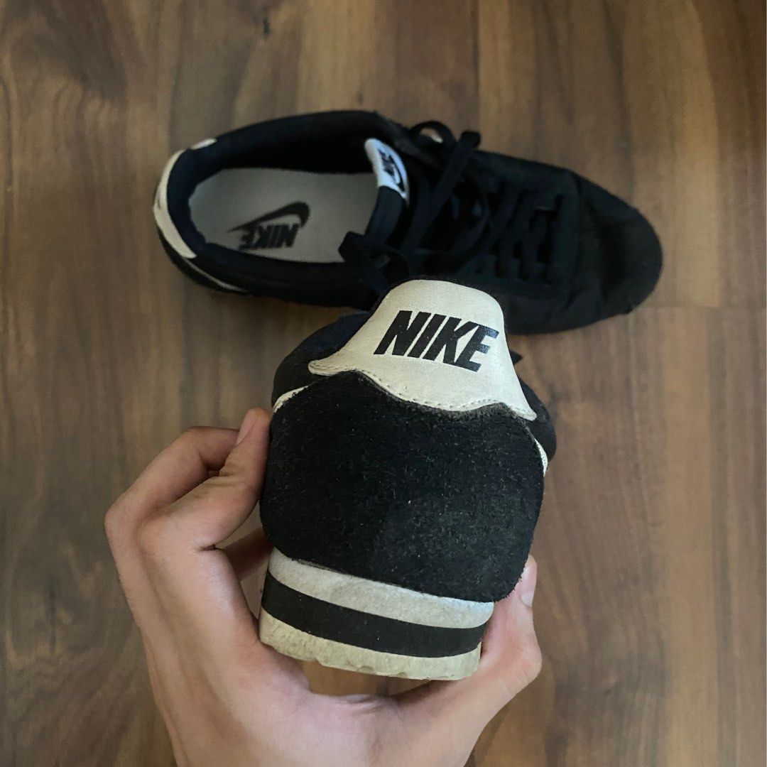 Nike cortez black nylon shop