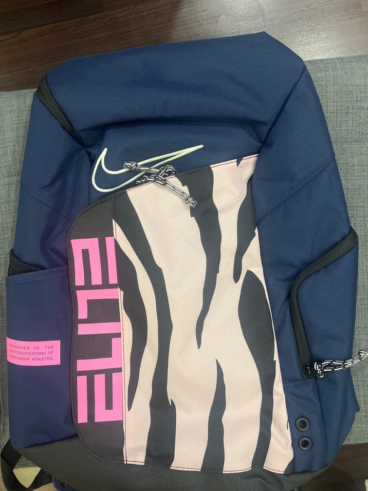 Nike Elite Pro Backpack (Pink Zebra colourway), Men's Fashion, Bags