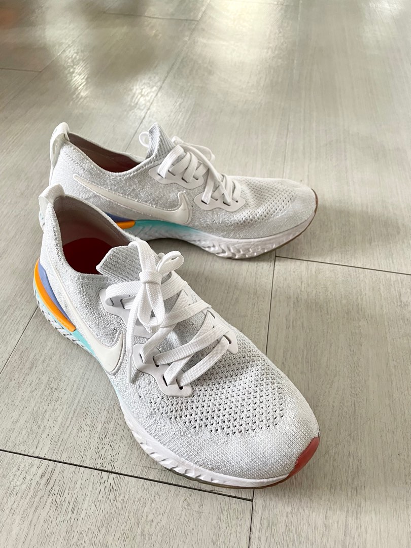 Nike epic react flyknit 2025 2 white hyper jade