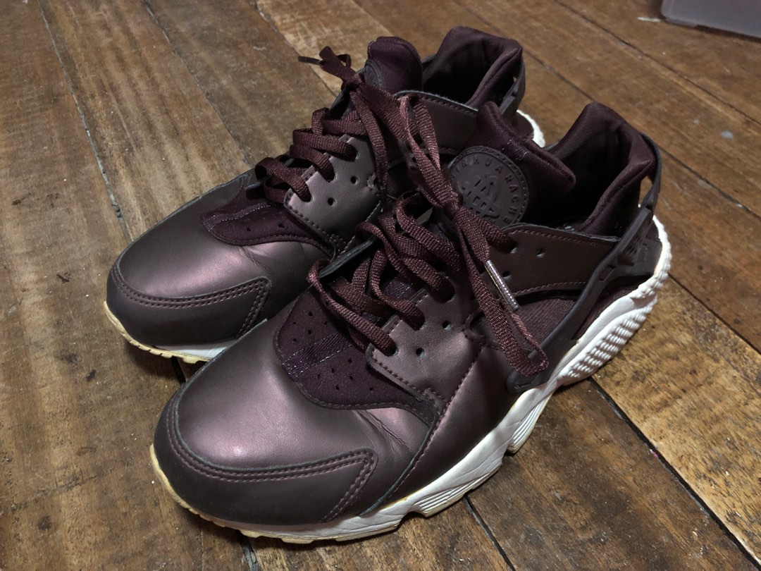 Nike huarache maroon clearance