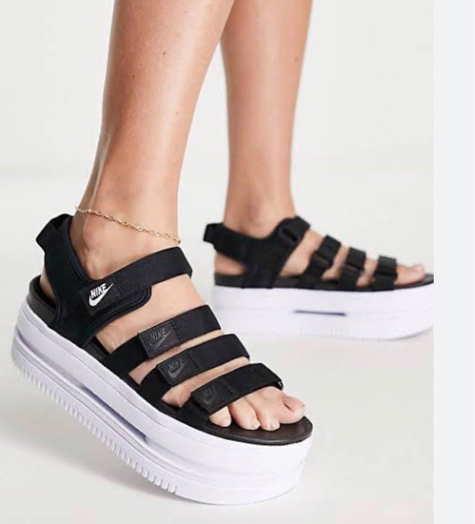 platform sandals nike