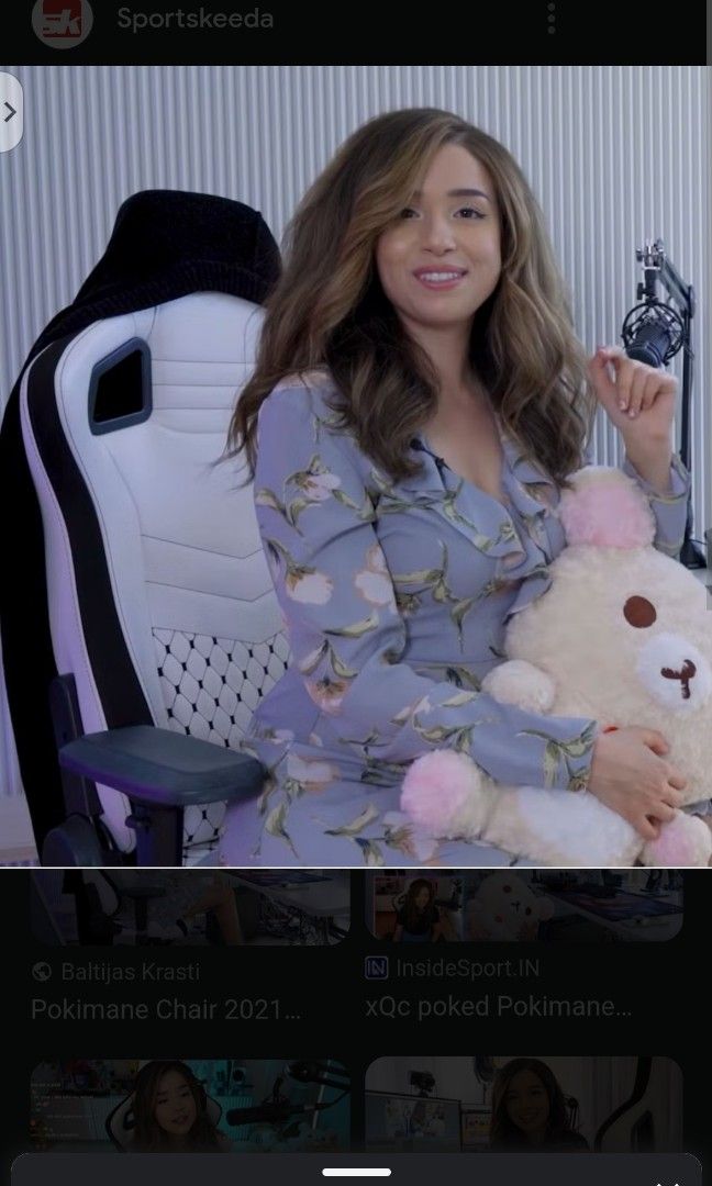 Noble Epic gaming chair (Pokimane gaming chair), Furniture & Home