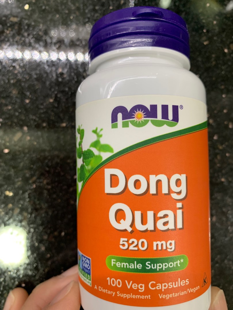 Now foods Dong quai 100 capsules, Health & Nutrition, Health