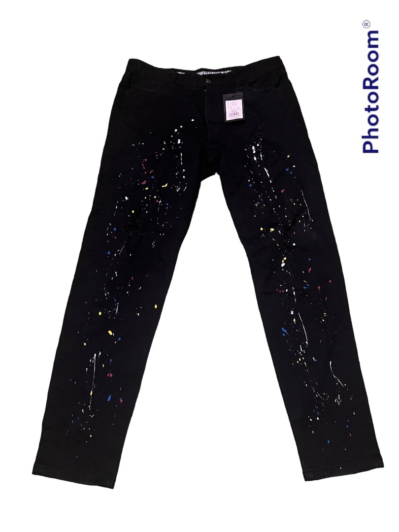 Number nine clearance paint splatter jeans