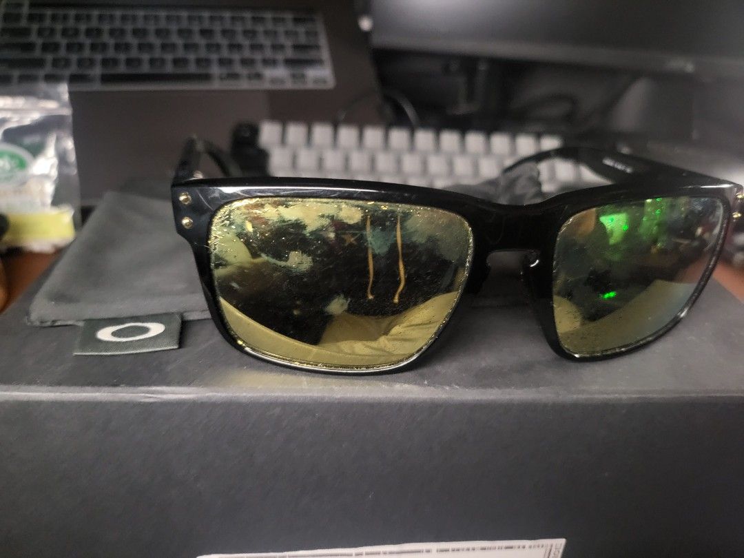 Oakley holbrook 24k gold iridium new arrivals