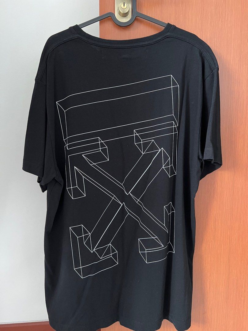 Off white deals t shirt 3d
