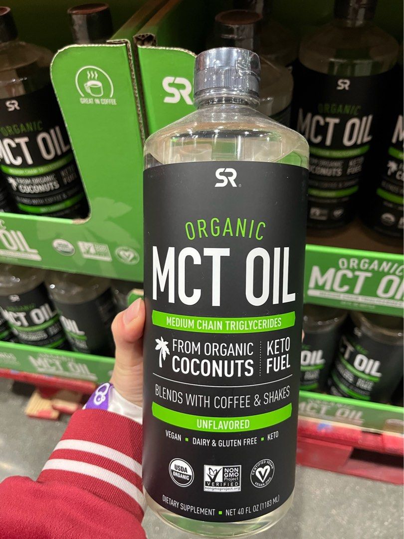 スポーツリサーチ オーガニック MCTオイル 1,183mL×2本 ≪美味しい