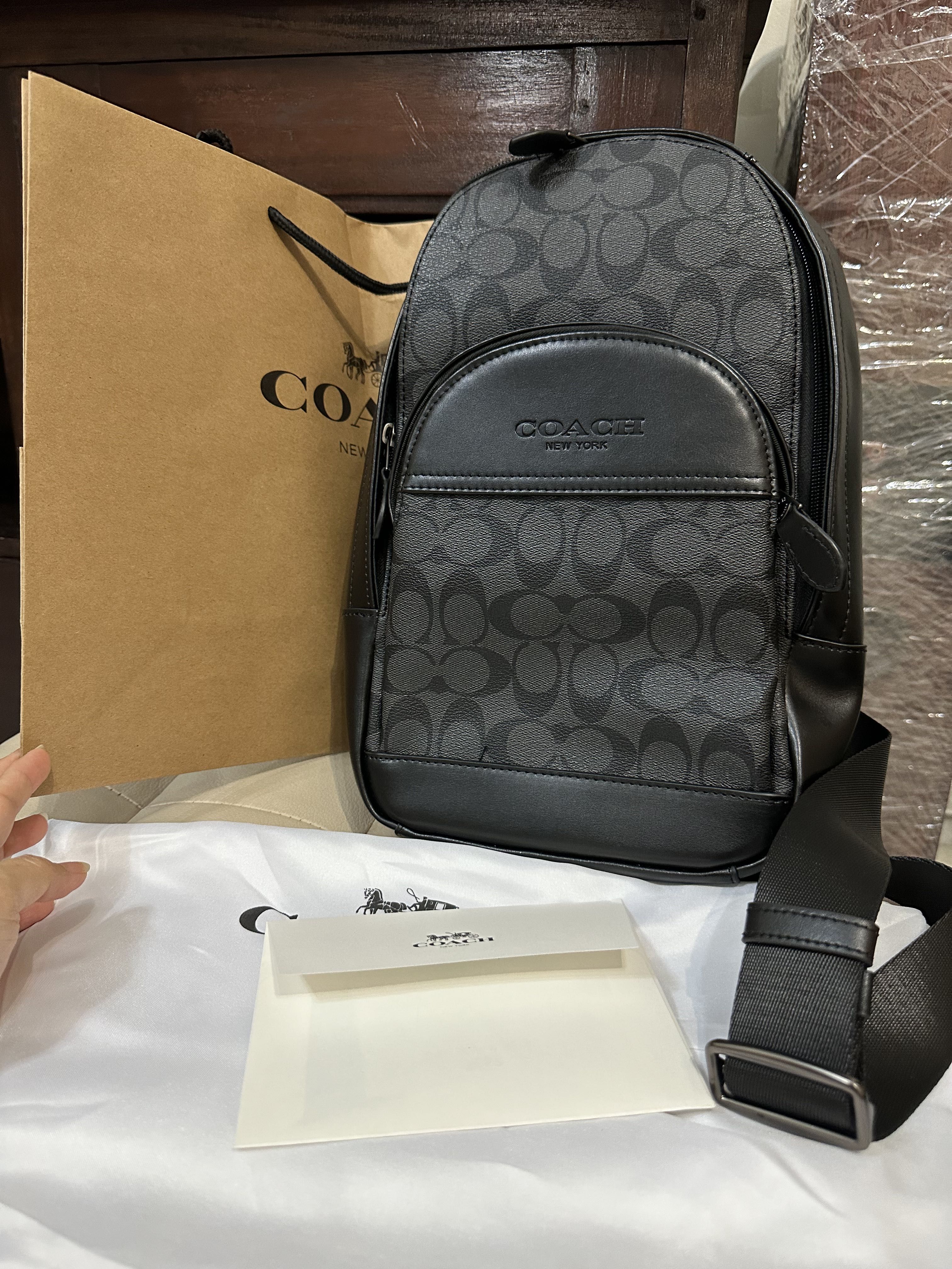Father s Day Sale 10 discount Original Coach crossbody for man