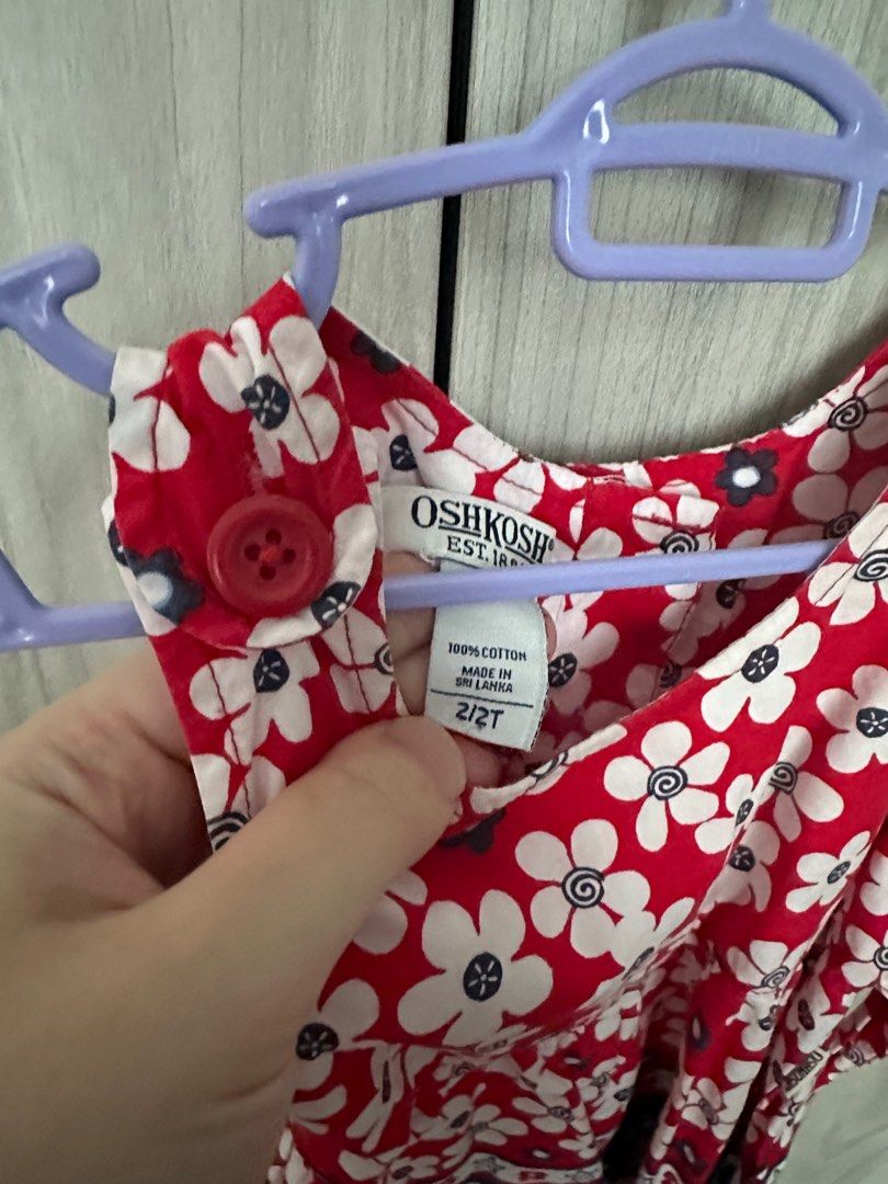 Oshkosh floral top dress