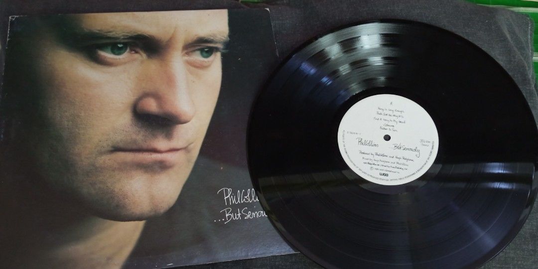 Phil Collins But Seriously vinyl (Category: Vinyls) located in Dasmarinas. Submitted by pamstrinkets77 (Listing ID 1236900440, Image 1). Description: ✅Please read my post before asking questions. ✅Condition: most of the vinyls I sell is VG+, same goes with the sleeves. But I will provide more pics by request as I am currently cataloging all the vinyls we have in storage and trying to post them as quickly as I can. ✅Item goes to the highest offer 