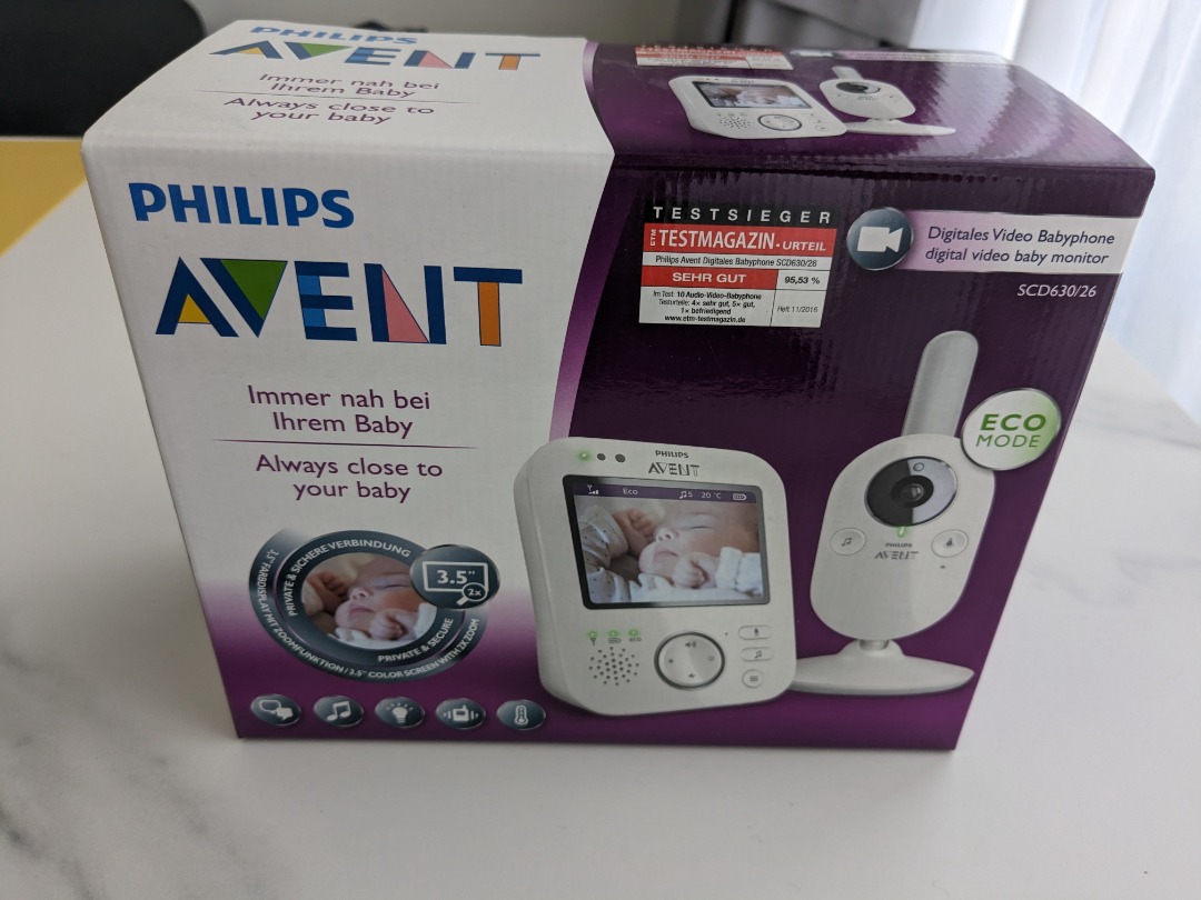 Philips avent baby monitor scd630 store