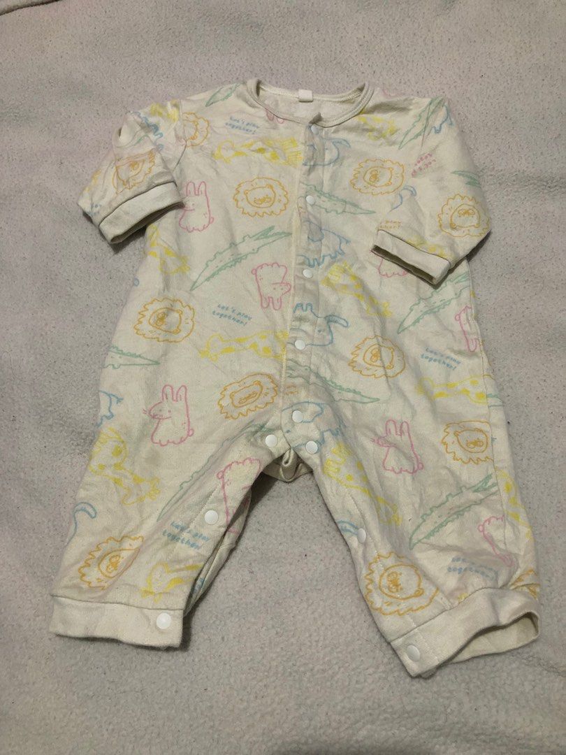 Playsuits sleepsuits bodysuits lengan pendek anak bayi 1 sampai 2