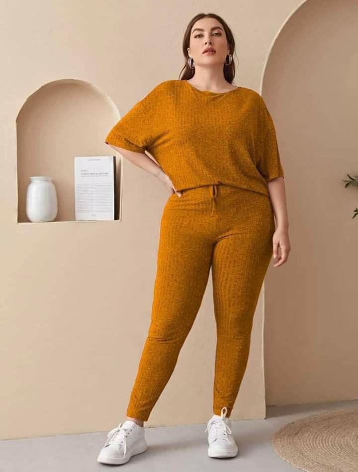 PLUS SIZE CLARA COORDINATES pre order (Category: Sets or Coordinates) located in Pasig City. Submitted by meanntamayo (Listing ID 1236840008, Image 3). Description: ┏━━━━━━━━━━┓ ♥️ ꫛꫀꪝ c o ll e c t i o n ♥️ ┗━━━━━━━━━━┛ 💋 Plussize Clara Coordinates 💋ac 🅿️240 📌can fit up to 2xl frame 📌cotton knitted fabric.