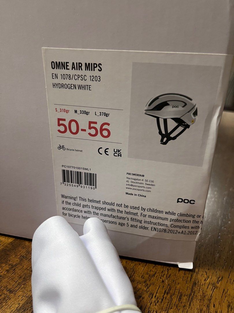 POC Omne Air Mips Helmet (Category: Bicycles) located in Quezon City. Submitted by christineboller (Listing ID 1236945694, Image 2). Description: Brandnew White POC Omne Air Mips Helmet Small (50-56) RFS Wrong Size Php11.5k .